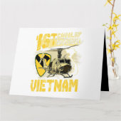 Uh1 Huey Helicopter 1st Cavalry Division Vietnam V Kaart (Gele Bloem)