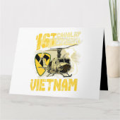 Uh1 Huey Helicopter 1st Cavalry Division Vietnam V Kaart (Voorkant)