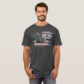UH60 Black Hawk Helicopter  Veteraan T-shirt (Voorkant volledig)