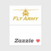 UH60 Blackhawk Frontal Clear Decal, 4 x 2,5 inch Sticker (Vel)