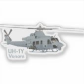 UH-1 Helikopter Sticker (Voorkant)