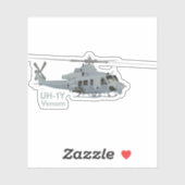 UH-1 Helikopter Sticker (Vel)