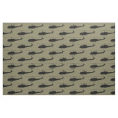 UH-1 Huey Black Silhouette Stof (Fat Quarter)