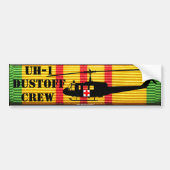 UH-1 "Huey" DUSTOFF CREW VSM Bumpersticker (Voorkant)