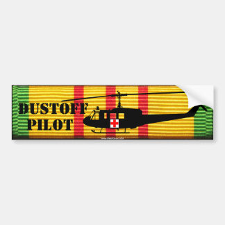 UH-1 "Huey" DUSTOFF PILOT VSM Bumpersticker