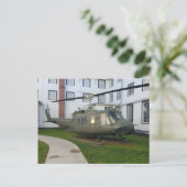 UH-1 Huey-helikopter Briefkaart (Staand voorkant)