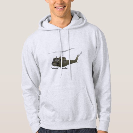 UH-1 Huey Helikopter Hoodie (Voorkant)