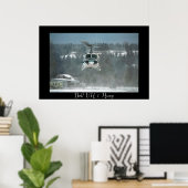 UH-1 Huey Hovering Poster (Thuiskantoor)