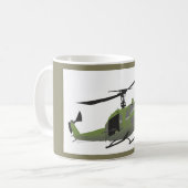UH-1 Huey Militaire Helikopter Mok (Voorkant links)