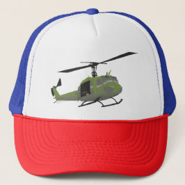 UH-1 Huey Militaire Trucker Hat Trucker Pet