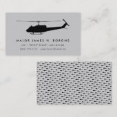 UH-1 Huey Pilot Visitekaartje met patroon (Voorkant / Achterkant)