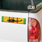 UH-1 Huey VSM Ribbon Bumpersticker (Op Truck)