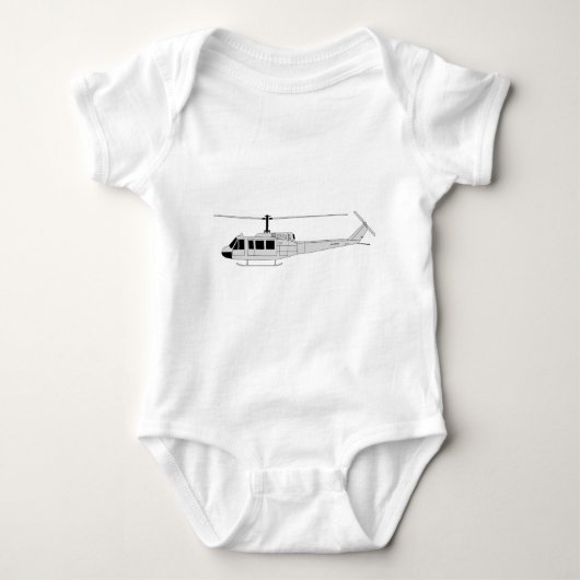 UH-1 profiel - Helikopter voor hulpdiensten Romper (Voorkant)