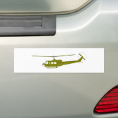 UH-1H 'Huey'-hulphelikopter Bumpersticker (Op auto)