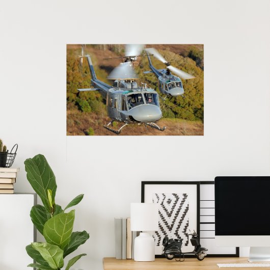 UH-1H Iroquois Poster (Thuiskantoor)