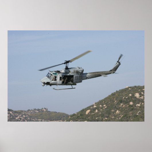Uh-1N Huey Poster (Voorkant)