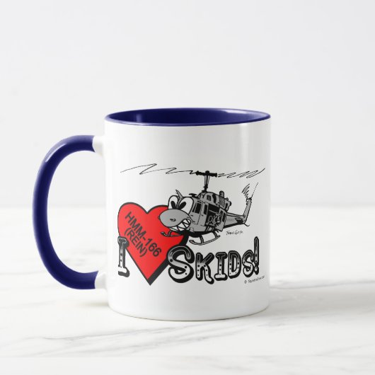 UH-1N I Love Skinringer mok (Links)