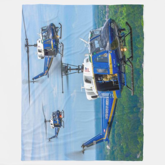 UH-1N IROQUOIS FLEECE DEKEN (Voorkant)