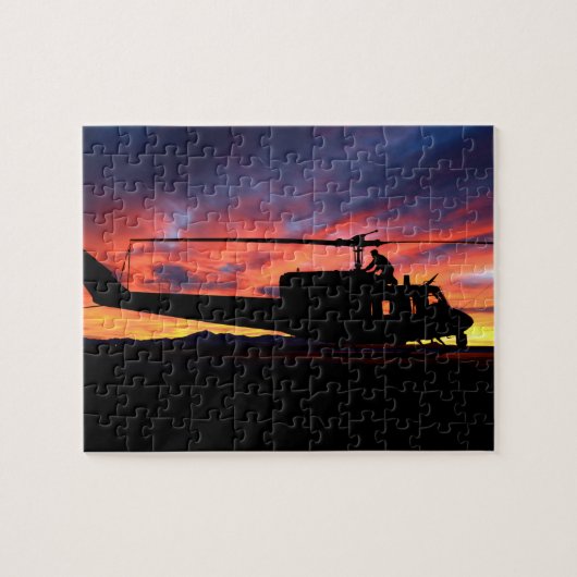 UH-1N Iroquois (Huey)  luchtvaartfoto Legpuzzel (Horizontaal)