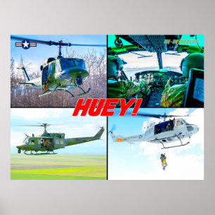 UH-1N IROQUOIS "HUEY" POSTER