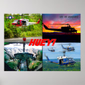 UH-1N IROQUOIS "HUEY" POSTER (Voorkant)