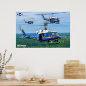 UH-1N IROQUOIS POSTER (Keuken)