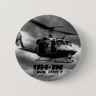 Uh-1N tweelingHuey Ronde Button 5,7 Cm