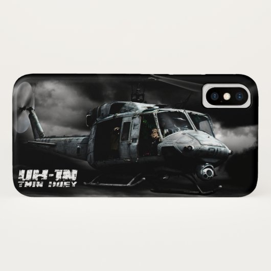 UH-1N Twin Huey Case-Mate iPhone Case (Achterkant (horizontaal))