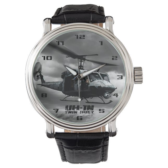 UH-1N Twin Huey Horloge (Voorkant)