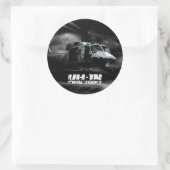 UH-1N Twin Huey Ronde Sticker (Tas)