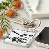 UH-1N Twin Huey Sleutelhanger (Voorkant Rechts)