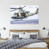 UH-1Y VENOM 40x60 Canvas Afdruk (Insitu (Slaapkamer))