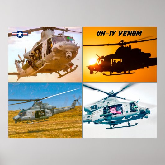 UH-1Y VENOM POSTER (Voorkant)