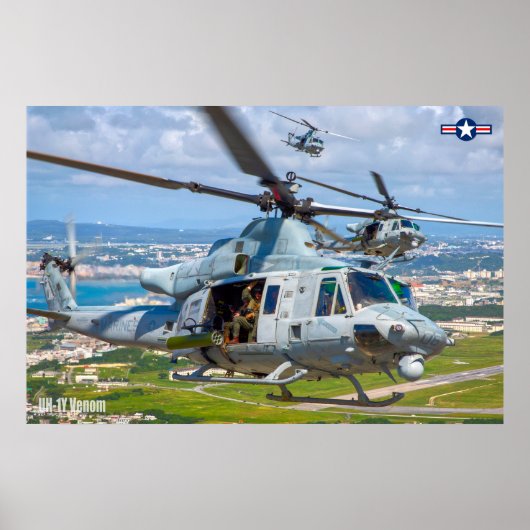 UH-1Y VENOM POSTER (Voorkant)
