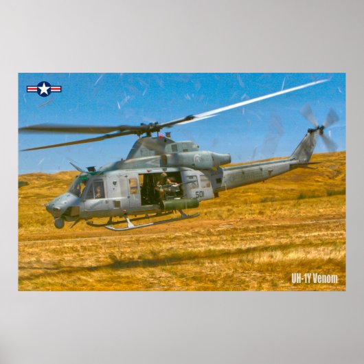 UH-1Y VENOM POSTER (Voorkant)