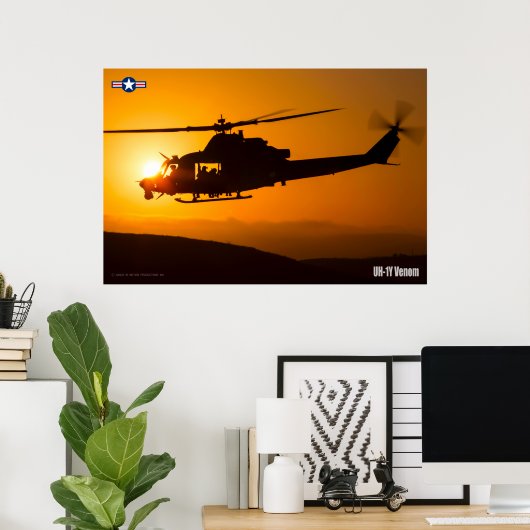 UH-1Y VENOM POSTER (Thuiskantoor)