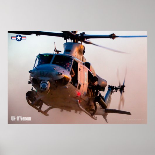 UH-1Y VENOM POSTER (Voorkant)