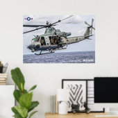 UH-1Y VENOM POSTER (Thuiskantoor)