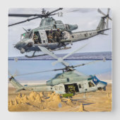 UH-1Y VENOM VIERKANTE KLOK (Voorkant)