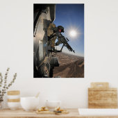 UH-60 Black Hawk Helicopter Gunner Poster (Keuken)