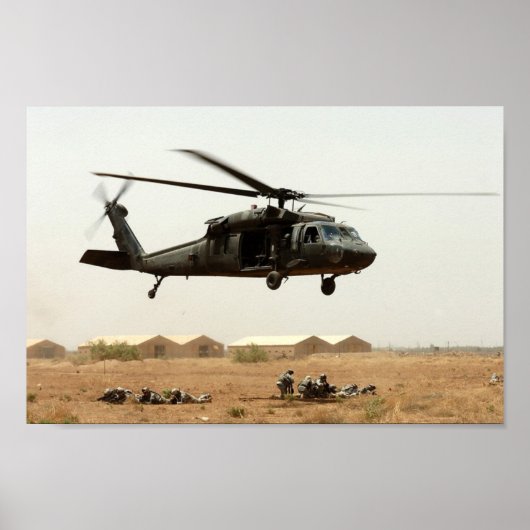 UH-60 Black Hawk Helicopter Poster (Voorkant)