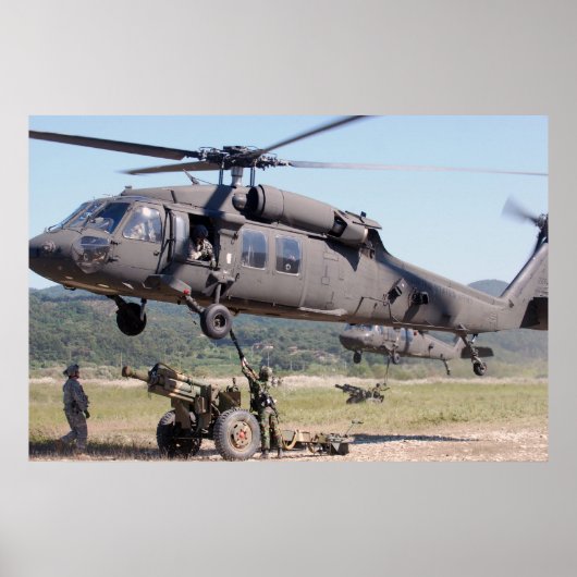 UH-60 Black Hawk Helicopter Poster (Voorkant)