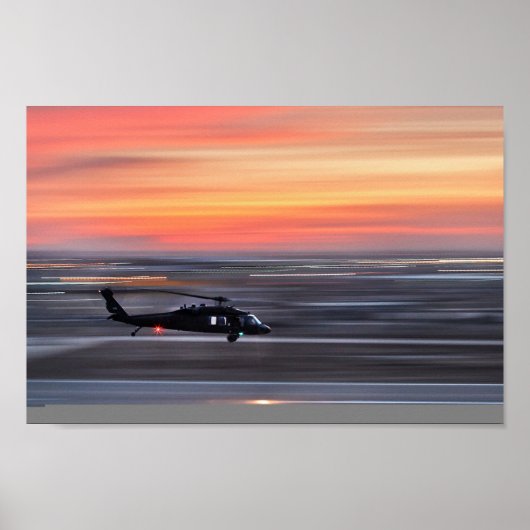 UH-60 Black Hawk Helicopter Poster (Voorkant)