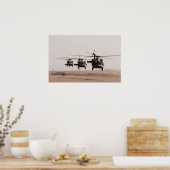 UH-60 Black Hawk Helikopters Poster (Keuken)