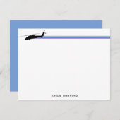 UH-60 BlackHawk Helikopter Striped Notitiekaartje (Voorkant / Achterkant)