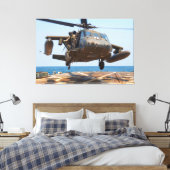 UH-60 M BLACKHAWK 40 x 60 Canvas Afdruk (Insitu (Slaapkamer))