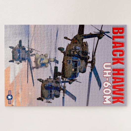 UH-60 M ZWARTE HAWK (20 x 30 INCH) Legpuzzel (Horizontaal)