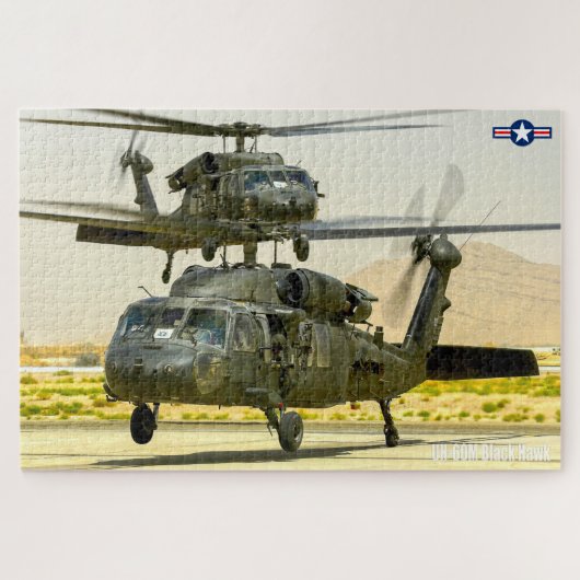UH-60 M ZWARTE HAWK (20 x 30 INCH) Legpuzzel (Horizontaal)