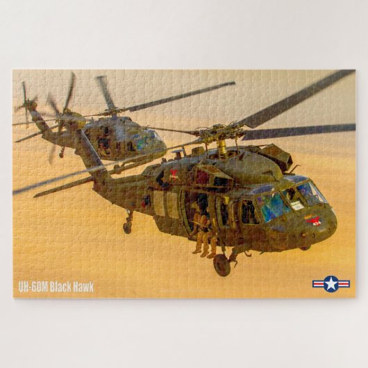 UH-60 M ZWARTE HAWK (20 x 30 INCH) Legpuzzel (Horizontaal)