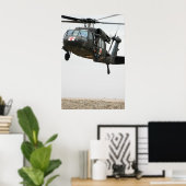 UH-60A Black Hawk Helicopter Poster (Thuiskantoor)